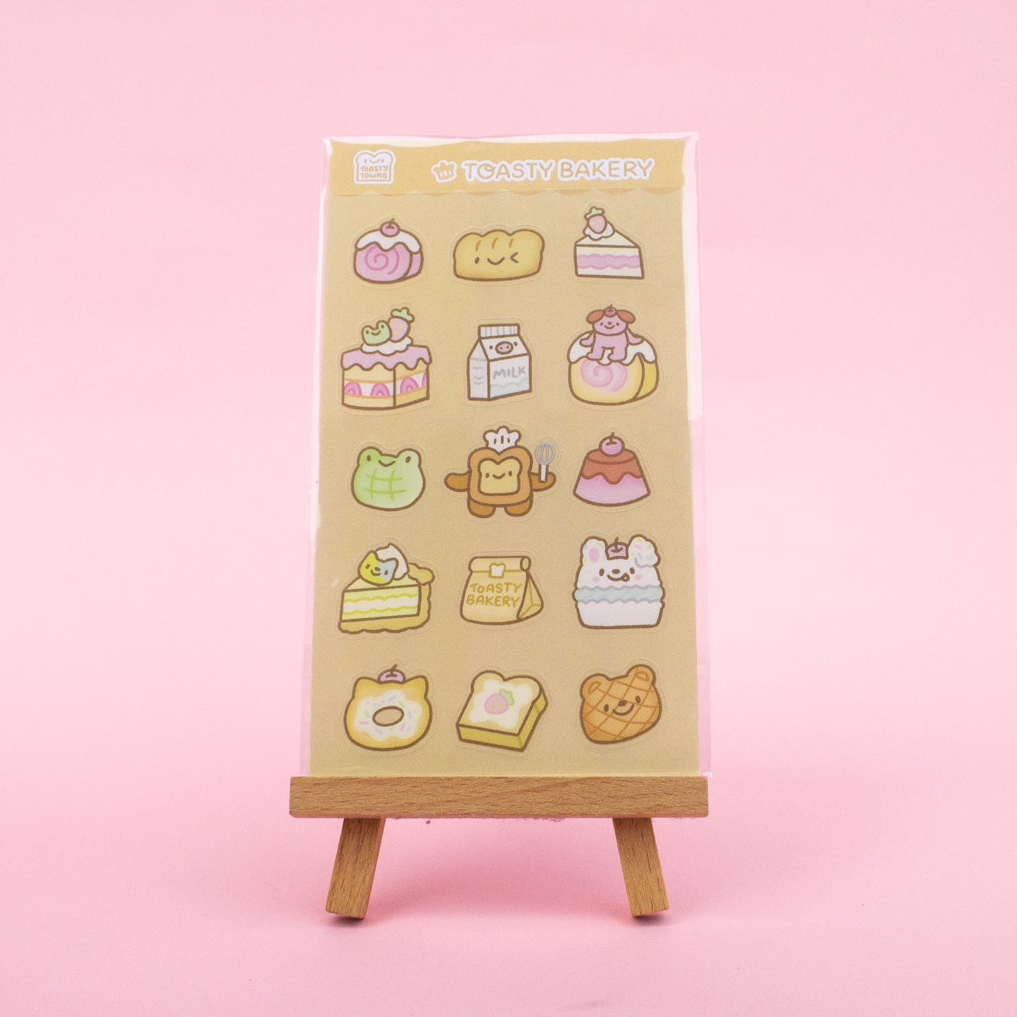 Toasty Bakery Sticker Sheet