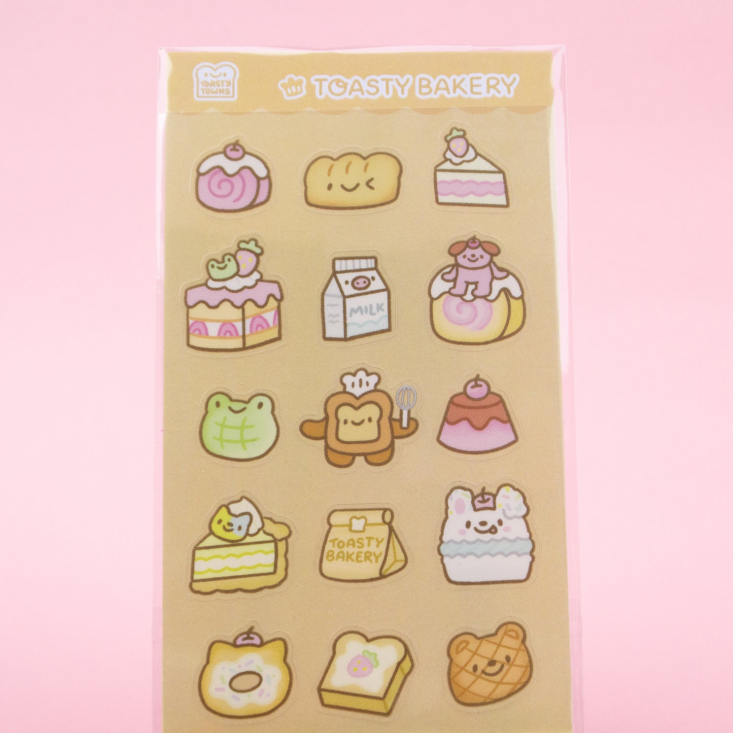 Toasty Bakery Sticker Sheet