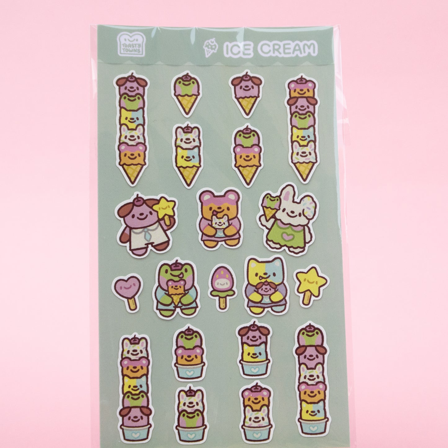 Ice Cream Sticker Sheet