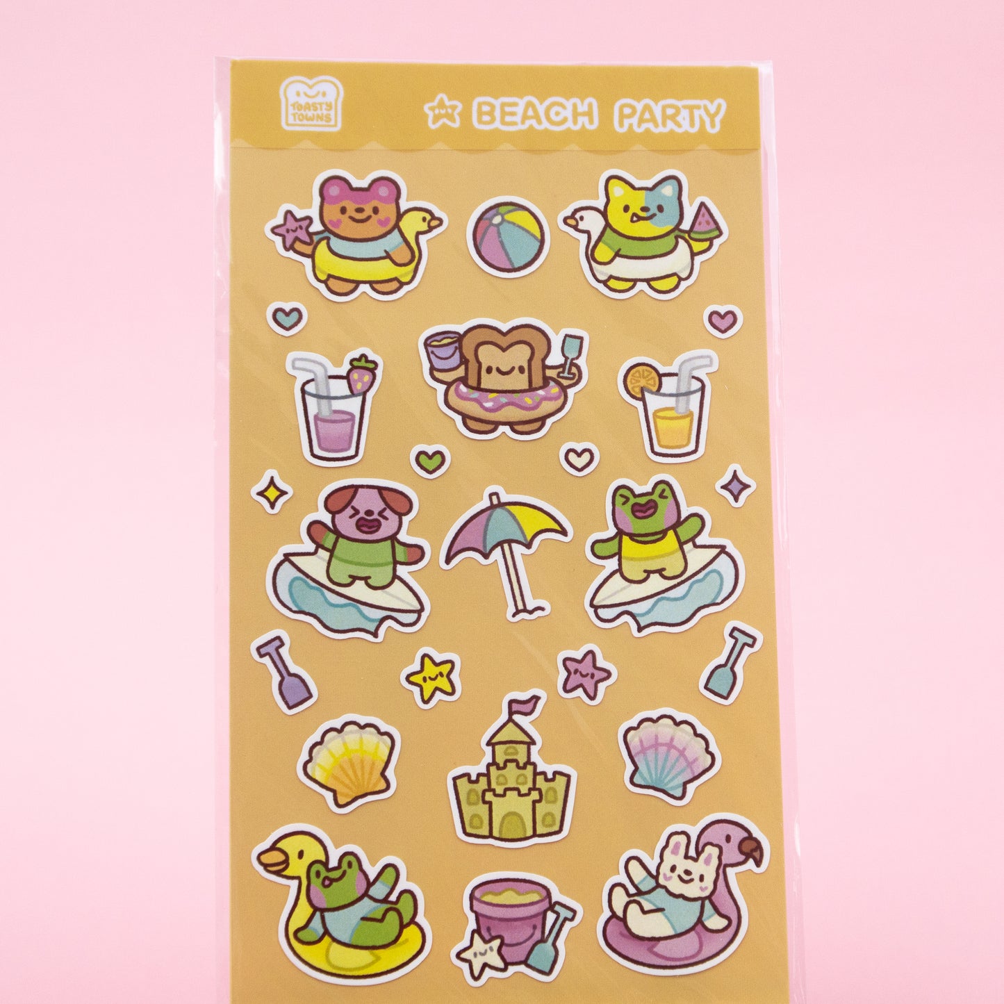 Beach Party Sticker Sheet