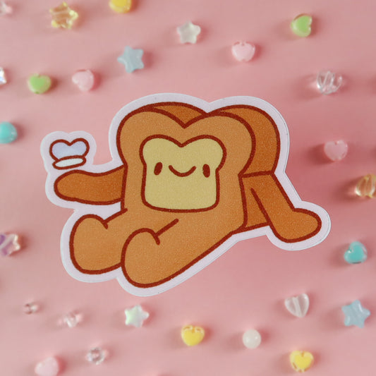 Toasty Butterfly Sticker