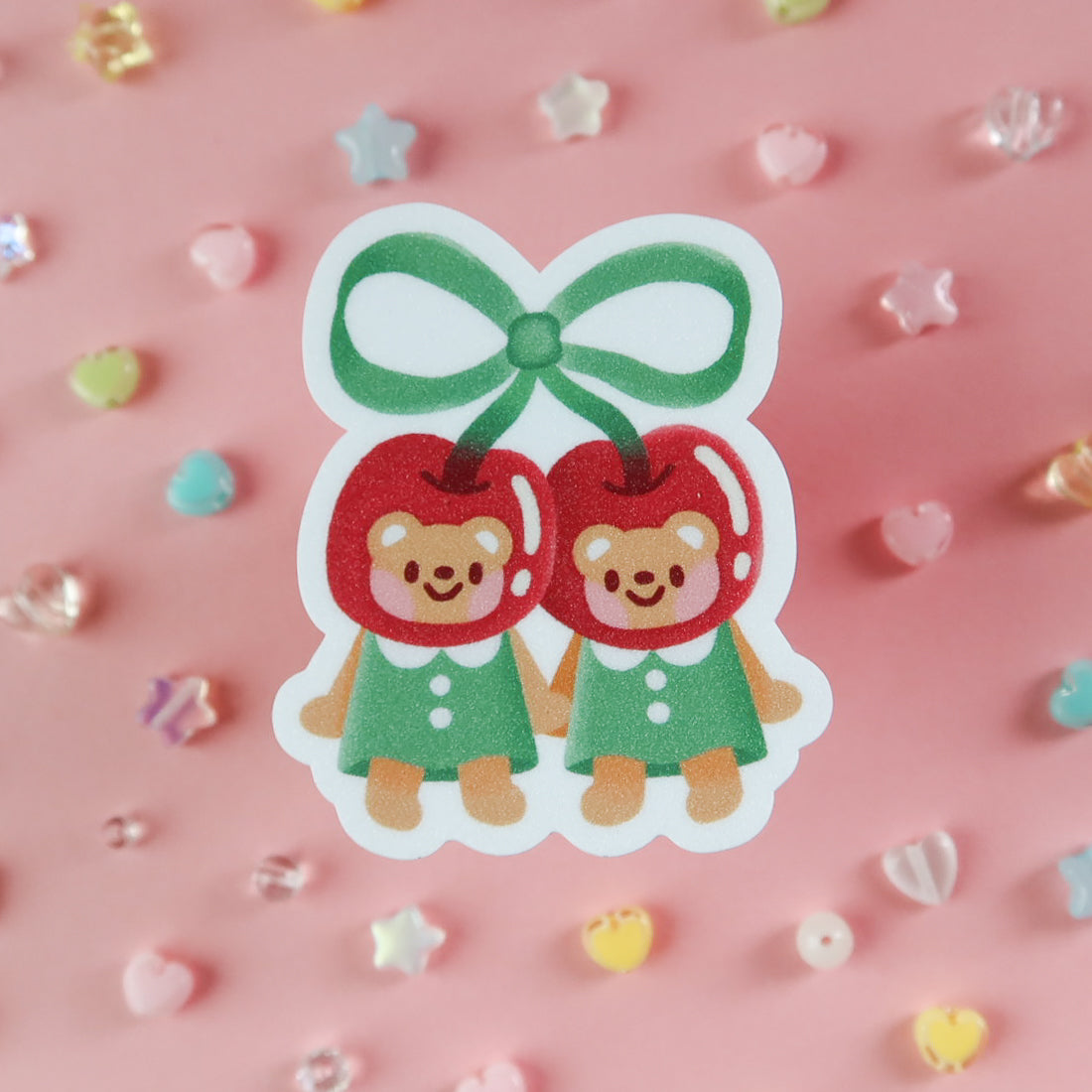 Beary Cherry Sticker