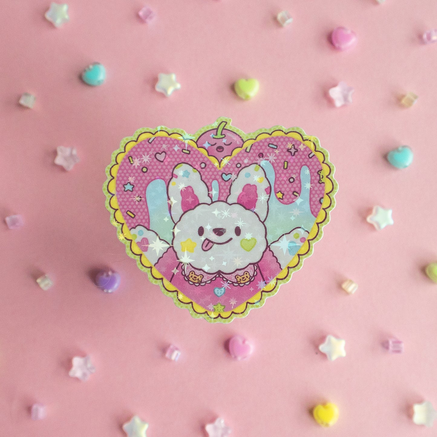 Flossie Heart Sticker