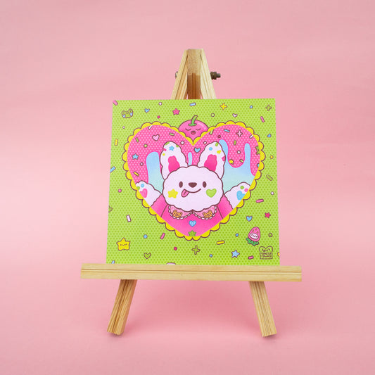 Flossie Heart Print